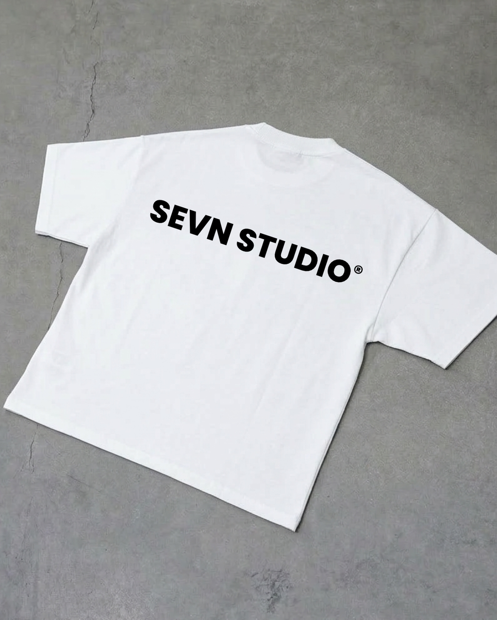 White branded T-shirt