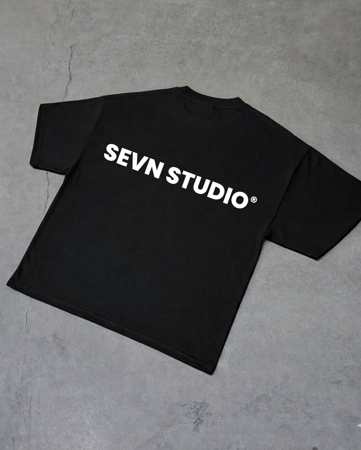 Black branded T-shirt