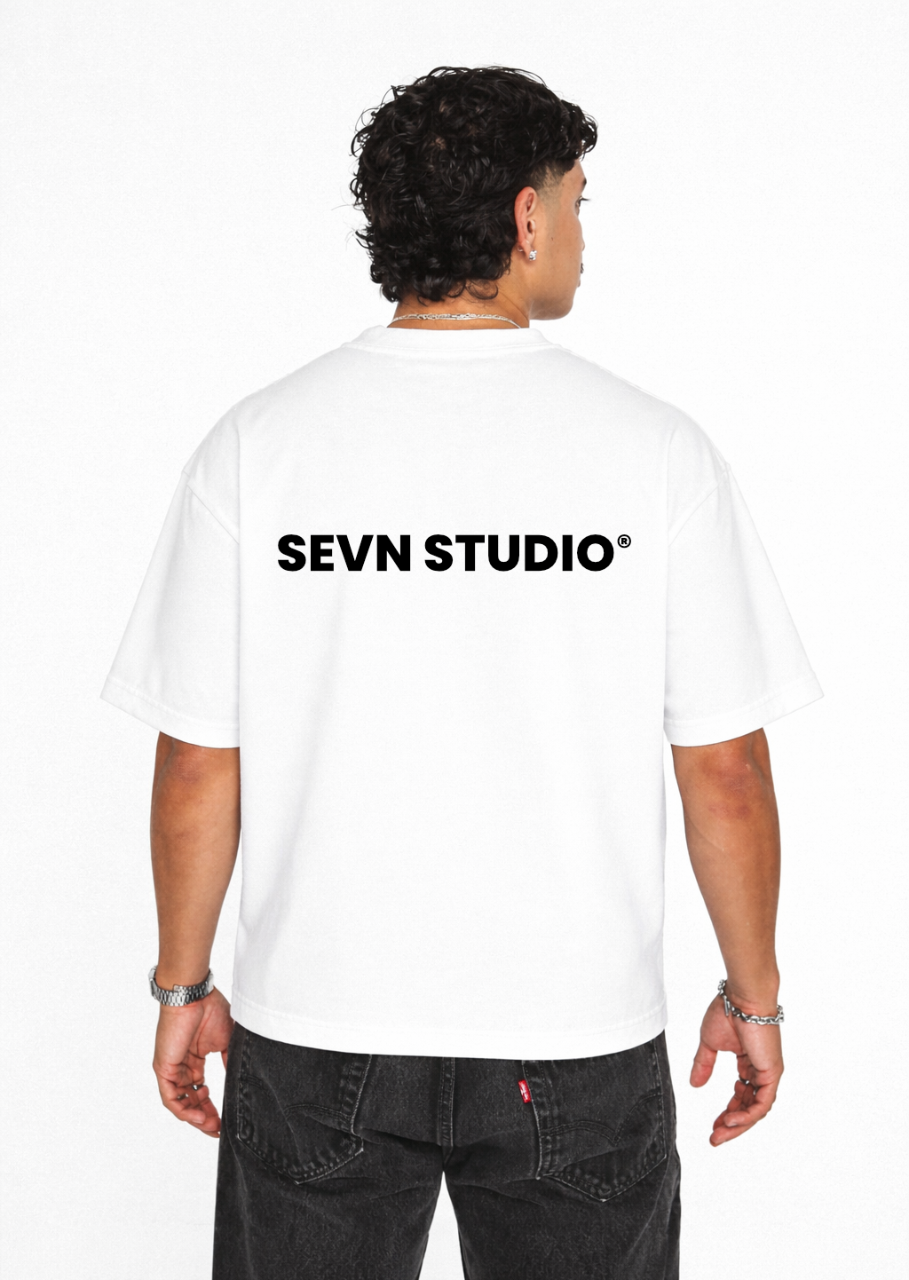 White branded T-shirt